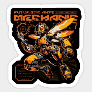 Ant Mechanic Sci-fi Job Future Mecha Animals Robot Sticker